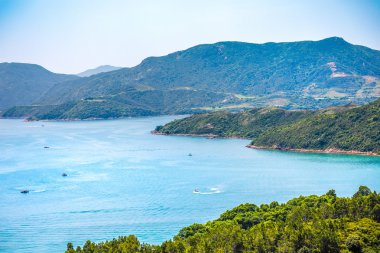 Hong Kong kırsal manzara
