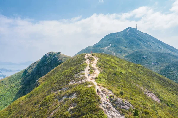 Dağ Manzarası Castle Peak Hong Kong Açık Hava Manzarası Güz — Stok fotoğraf