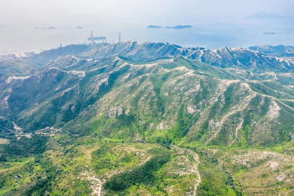 Paisaje Montaña Pico Del Castillo Hong Kong Paisaje Aire Libre — Foto de Stock