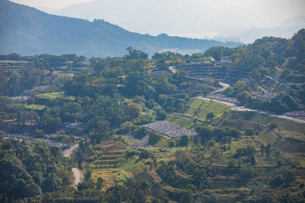 Gallant Garden, Public Cemetery for civil servants and non-civil servants in Hong Kong, daytime