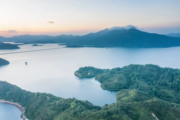 Beautiful Outdoor Landscape Plover Cove Reservoir Hong Kong Daytime Autumn — Φωτογραφία Αρχείου