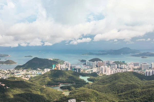 Вид Воздуха Южный Район Гонконга Элитный Жилой Район — стоковое фото
