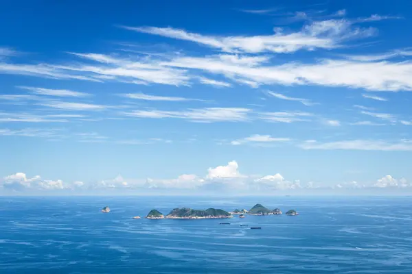 Hermosa Vista Grupo Pequeñas Islas Ubicadas Clearwater Bay Sai Kung — Foto de Stock