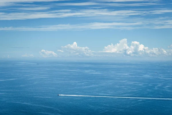 Schnellboot Über Den Ozean Der Nähe Von Clearwater Bay Sai — Stockfoto