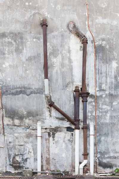 Old Pipes on the wall — Stock Photo, Image