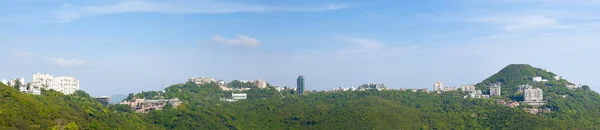 Panoramabilder av Hongkong topp — Stockfoto