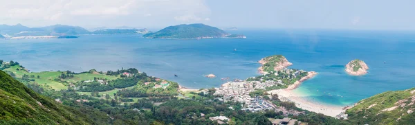 Panorama över dalen i Hong Kong södra, Asien — Stockfoto