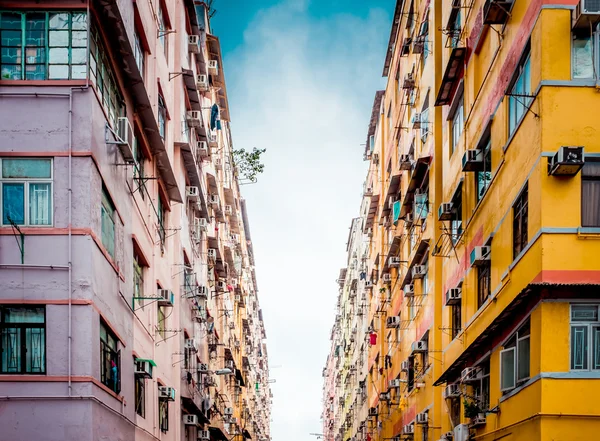 Appartamento residenziale nel vecchio quartiere, Hong Kong, Asia — Foto Stock