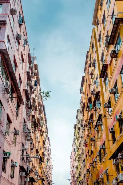 Appartamento residenziale nel vecchio quartiere, Hong Kong, Asia — Foto Stock