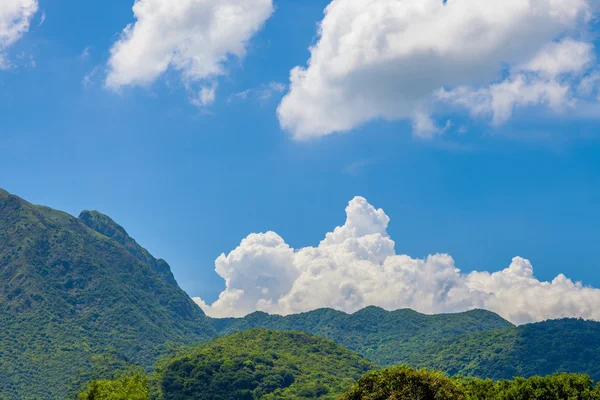 stock image Cloudscape in countryside, Summer