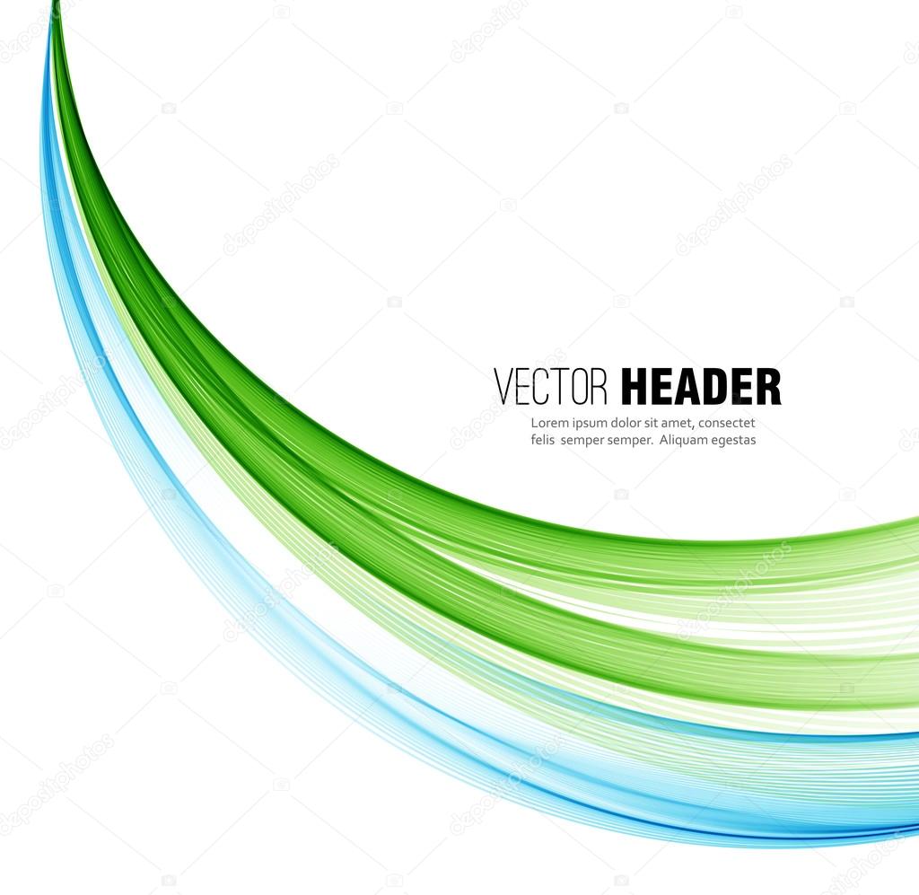 Abstract vector background, futuristic wavy
