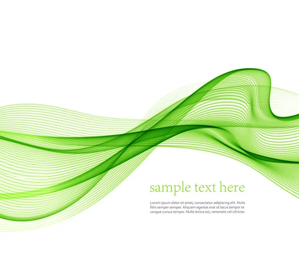 Abstract vector background, futuristic wavy — Stock Vector