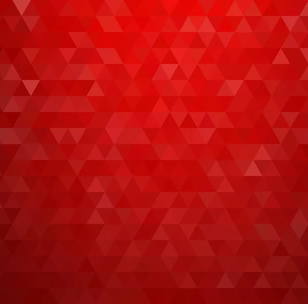 Fond géométrique abstrait triangle rouge — Image vectorielle
