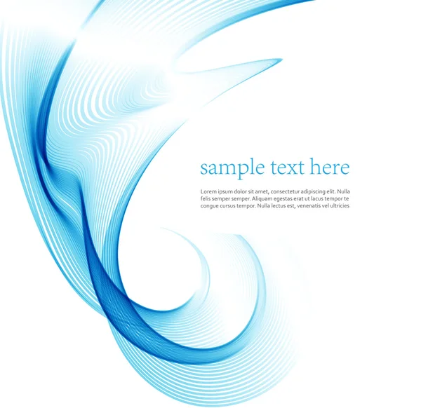 Wave line abstract. Vector illustration — Stock Vector