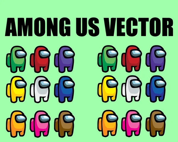 Köztünk Vector Pack Szerkeszthető Fájl — Stock Vector