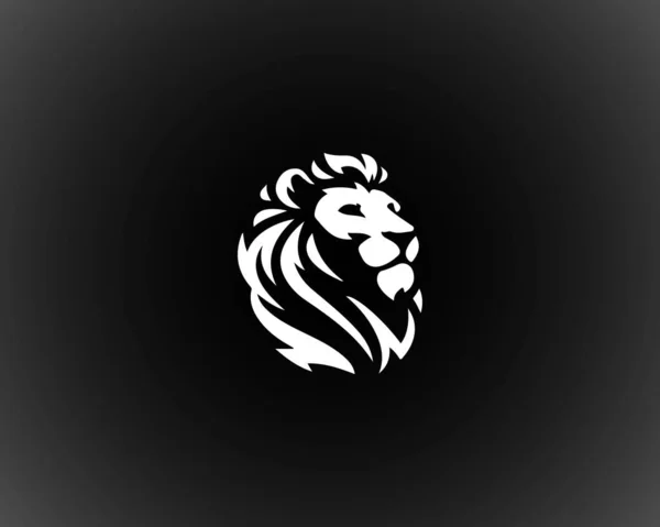 Lion Logo Design Vektor Fil Redigerbar Fil — Stock vektor