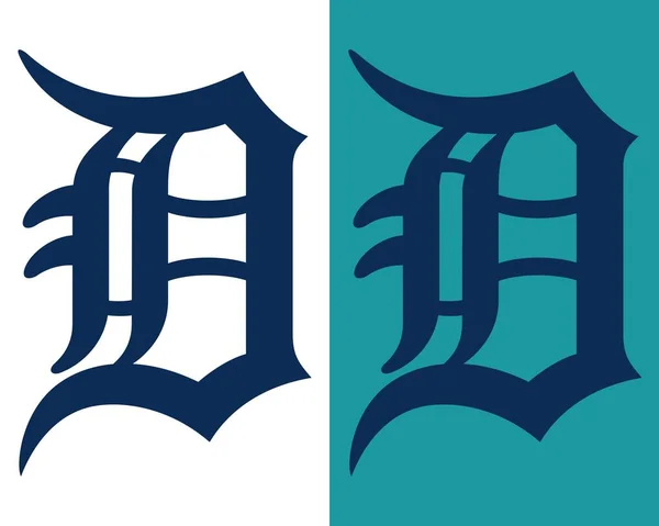 Detroit Tigers Vector File Editable File Any Changes Can Possible — Stock Vector