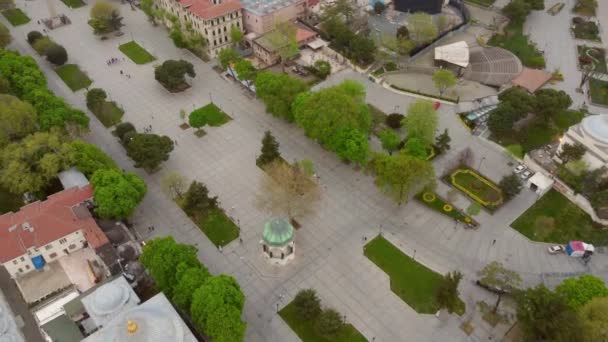 Turquie Vol Istanbul Avec Drone Dessus Ville Mosquée Maisons Monuments — Video