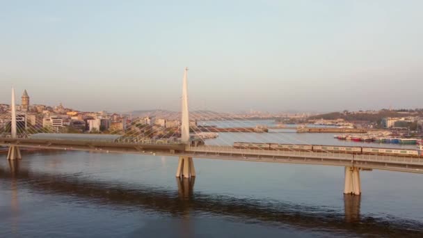 Turquie Vol Istanbul Avec Drone Dessus Ville Mosquée Maisons Monuments — Video