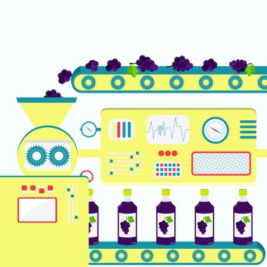 Üzüm suyu Sanayi üretim