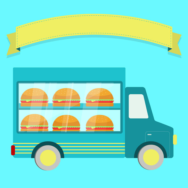 Truck with sandwich