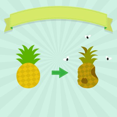 Çürük ananas meyve