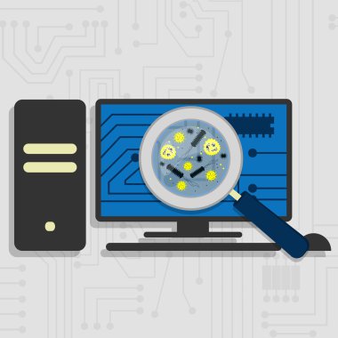 Virüs üstünde belgili tanımlık pc donanım