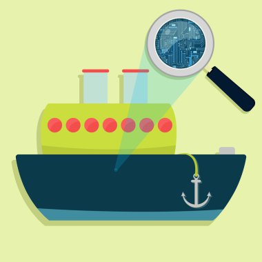 Gemi, Büyüteç ve elektronik