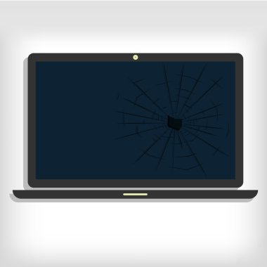 kırık laptop monitör