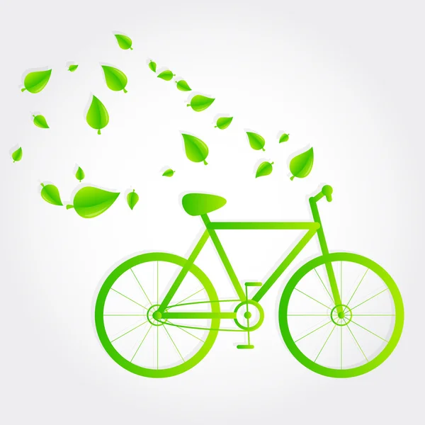 生态自行车 — 图库矢量图片