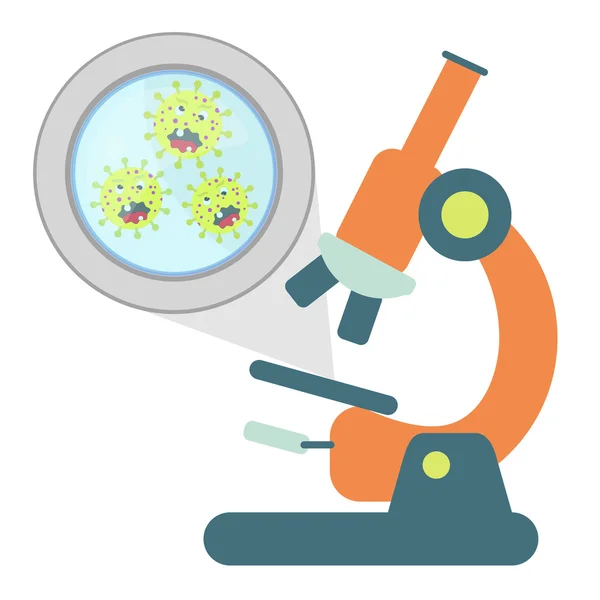 Microbi sub microscop — Vector de stoc