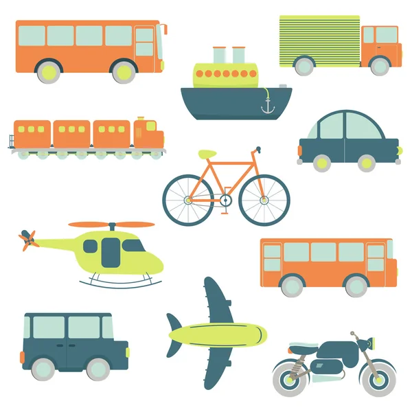 Transportation facilities — Stock Vector