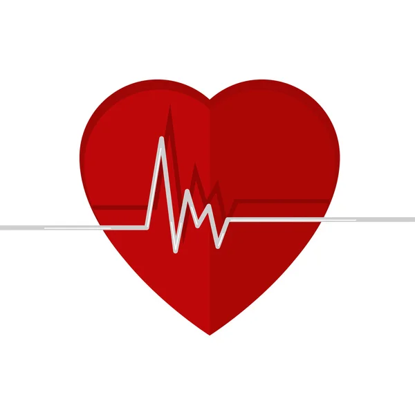 Herzschlag — Stockvektor
