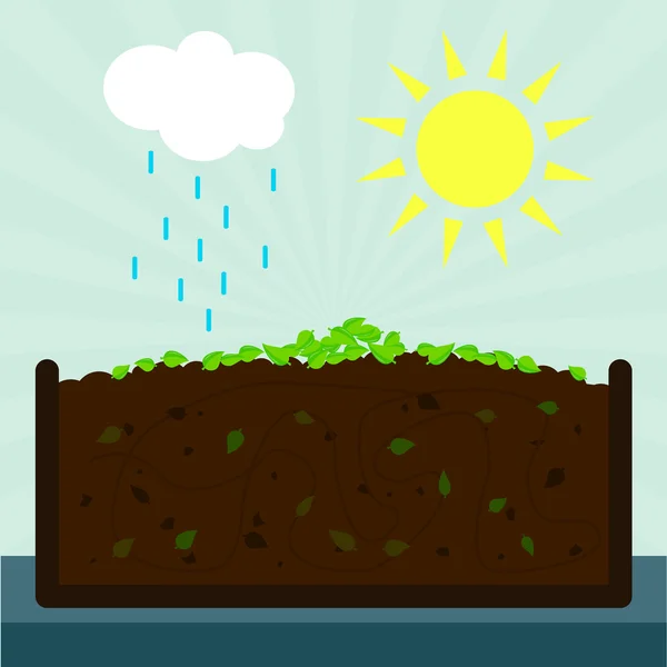 Composting — Stock Illustration Composting Stock Illustration