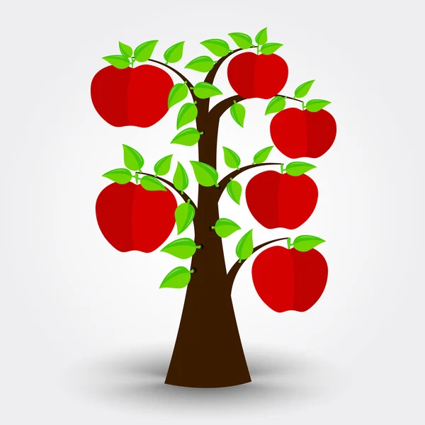 Apple tree — Stock Vector