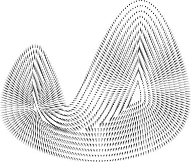 Dalga oluşumlarından esinlenen ağ şekli organik eğriler ve akışkan bozulması içerir..