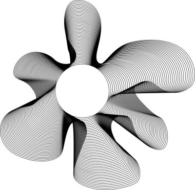 Yuvarlak merkezli ve dış kenarı belirgin kıvrımlı uzantılara ve katmanlı organik çıkıntılara sahip..