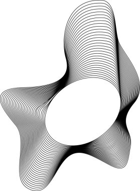Merkezi açık ve dış sınırı olan dairesel yapı düzensiz akış ve dinamik hareketi gösterir.