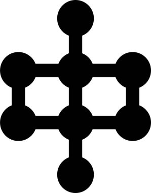 Dairesel noktaların yapılandırılmış dizaynı bir tasarım oluşturuyor.