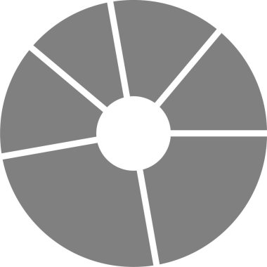 Geniş dairesel halka kümelenmiş veri katmanlarını temsil eden yoğun radyal yapıyı gösterir.