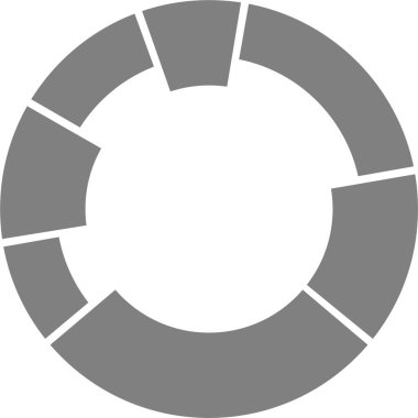 Dairesel çörek düzeni eşit aralıklı radyal segmentleri yapılandırmak için yuvarlak bölümler kullanır.