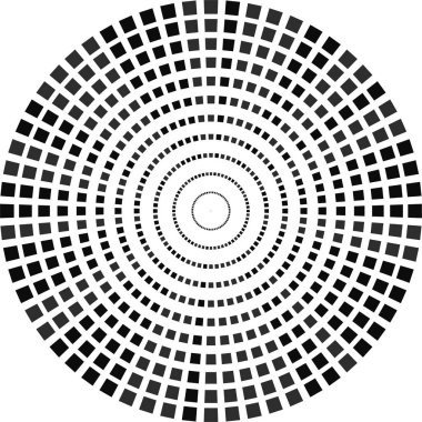 Kare tabanlı ışınlar tek bir dairesel yönde dışa doğru yayılarak tam bir çember oluştururlar..