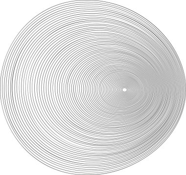Katmanlı dairesel bir tasarım dışa doğru genişliyor, büyüme ve hareket hissi yaratıyor..