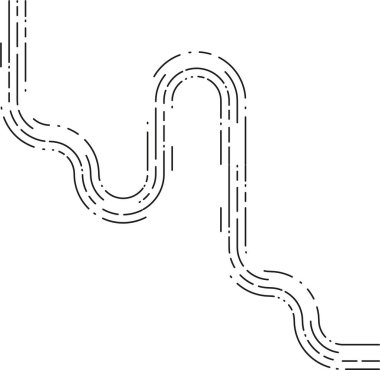 Element düzenli düzensiz eğriler ve sürekli akış geçişleriyle tanımlanan sıralı kesikli hareket yolunu ifade eder.
