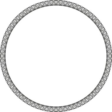 Açık merkezli, içi boş bir halka şeklinde dairesel kablo geometrisi.