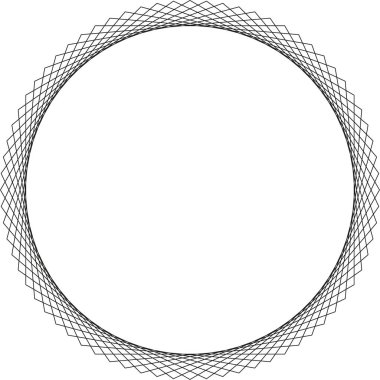 İç katmanlı ağ benzeri yapılarla inşa edilmiş dairesel ağ geometrisi.