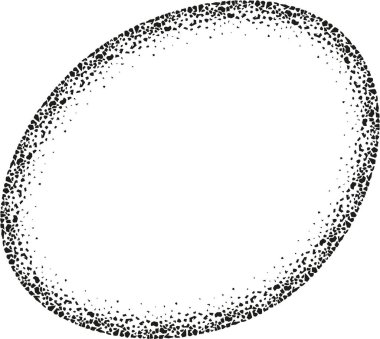 Amoeba 'yı andıran yuvarlak, dalgalı kenarlı, taşlı, kaba bir sınır..