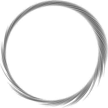 Girdap dairenin sadece yarısını kaplayan kısa düzensiz ışınlarla oluşmuş..