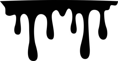 Multiple separate droplets scattered in an irregular arrangement.