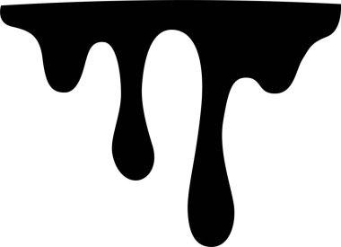 Yumuşak, yuvarlak sıvı damlaları pürüzsüz bir akış şekli oluşturuyor..